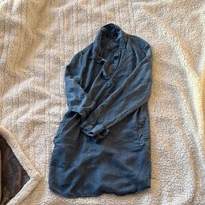 Velvet Heart Blue Long Sleeve Dress